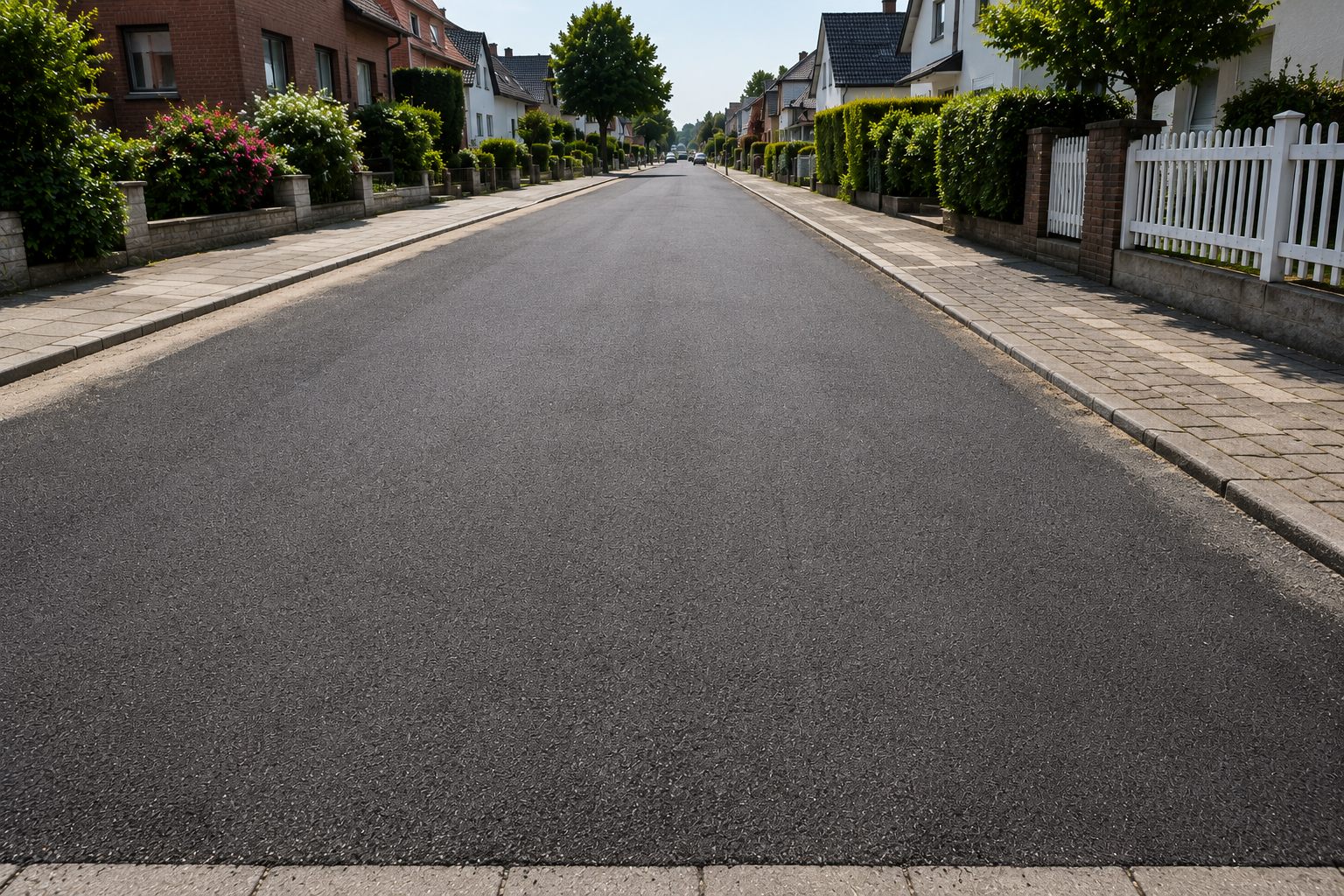 Nachher – verfüllt und Oberfläche wiederhergestellt