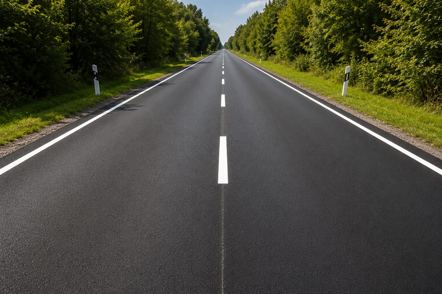 Nachher – neue Asphaltdecke